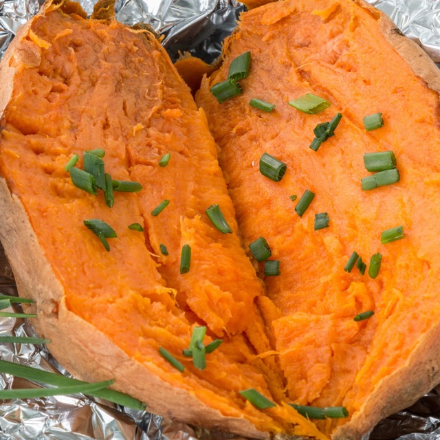 heart shaped sweet potato